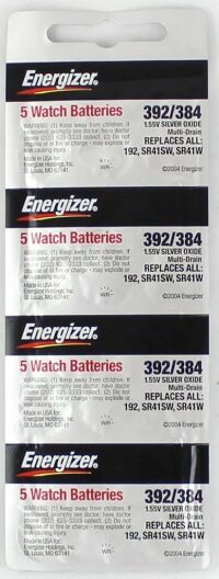 Imagem de Bateria 392 (SR41SW) Energizer - Valor Unitário